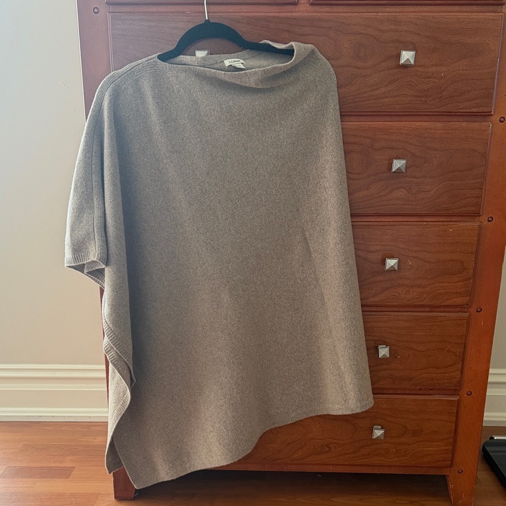 Wool poncho